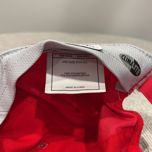 Adidas ClimaLite Baseball Hat one size fits all color Red - Picture 5 of 7